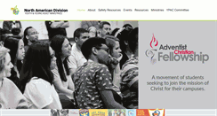 Desktop Screenshot of adventistyouthministries.org